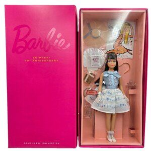 Barbie Brunette Skipper Doll 50th Anniversary Happy Birthday Repro Of #1919 2013